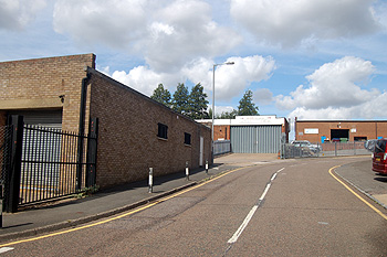 Looking towards the site of the Burton Arms August 2011
